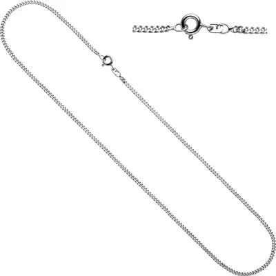 Produktbild von JOBO Panzerkette 925 Silber 1,7 mm 45 cm Kette Halskette Silberkette Federring