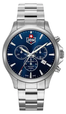 Obrázok produktu pre JDM Military JDM-WG002-03 Alpha Chrono Jacques du Manoir švajčiarske pánske hodinky NEW