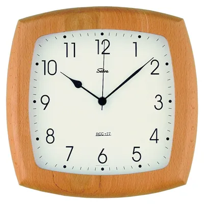 Produktbild von SELVA SELVA Funk-Wanduhr Buche Grafenau