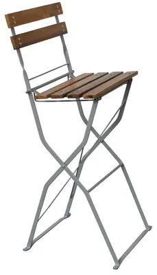 Image de Tabouret de bar de brasserie Chaise de bar pliante Chaise de jardin pliante