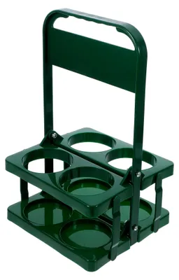 Produktbild von Faltbarer Bierflaschenhalter mit Griff – Robuster Getränkekorb für Flaschen, leichter und kompakter Bierhalter für Alltag, Picknick und Geschenke