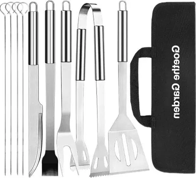 Immagine prodotto di Set professionale di 9 pezzi di accessori per barbecue per la cucina all'aperto