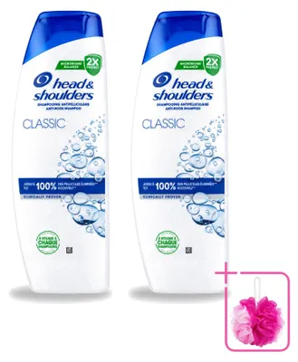 Produktbild von 2 x Head & Shoulders 2-in-1 Classic Anti-Schuppen Shampoo 400 ml - Sparpackung - 2 Stücke