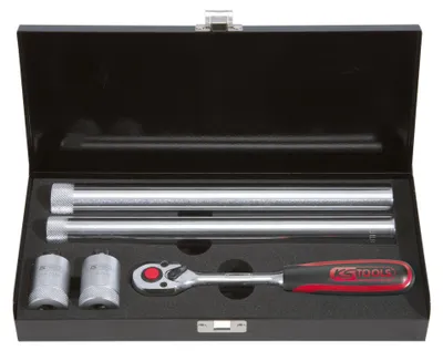 Obrázek produktu pro KS TOOLS 3/8" Drehmoment-Zuendkerzen-Einschraubwerkzeug-Satz 5-tlg 517.1140