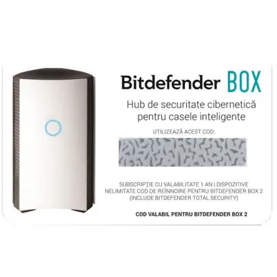 Obrázok produktu pre Bitdefender Box Subscription Renewal 1 Year, 1 licencia(ie/ií), 1 rok / roky, Predplatné