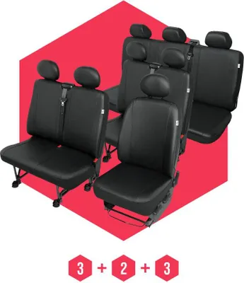 Produktbild von Sitzbezüge für Citroen Jumper II (04-15) 8 Sitze SET Autositzbezüge Schonbezüge