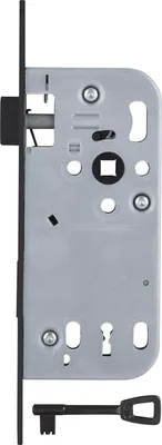 Produktbild von Einstemmschloss 300 BB | DM 50 | Nuss 8,5 | Stahl schwarz lackiert | ÖNorm