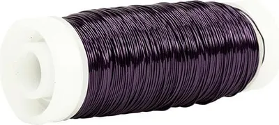 Produktbild von Aluminiumdraht UTINA, lila, 50g, 60m, Ø0,3mm - Floristendraht