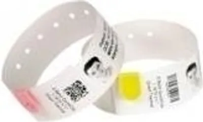 Zdjęcie produktu dla Zebra Z-Band Fun, zielone opaski na rękę Z-Band Fun do drukarek stacjonarnych Zebra, 4x rolki w zestawie (350 opasek na rolkę), kolor: zielony - 4 sztuki (10012712-4)