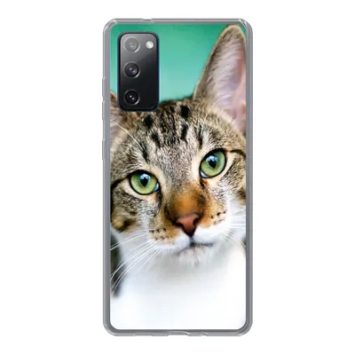 Produktbild von MuchoWow® Handyhülle Schutzhülle Hülle für Samsung Galaxy S20 FE Katze - Porträt - Augen Silikon Softcase Handy Hülle - Abdeckung