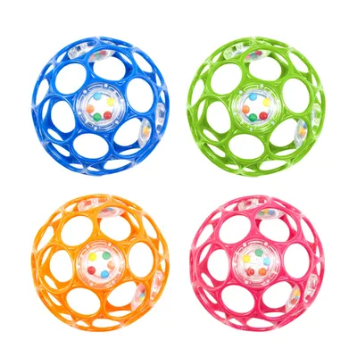 Obrázok produktu pre Oball Detská hrkálka Shake Ball Senzorická hračka na uchopenie lopty SORTED COLOUR