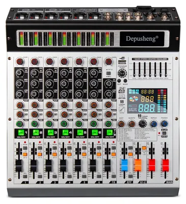 Zdjęcie produktu dla Mikser audio, 8/12 kanałów, funkcja odtwarzacza MP3, model AG8