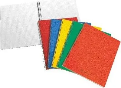 Obrázek produktu pro Aurora – zápisník 80 x 135 mm, čtverečky 5 x 5 mm, 200 stran, 60 g, různé barvy | 20 kusů