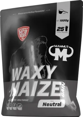 Produktbild von Mammut Nutrition - Amylopektin Waxy Maize Gain - Neutral - 1500 g Zipp-Beutel