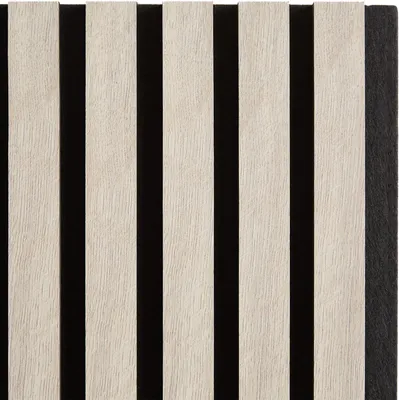 Produktbild von Homestyle4u Wandpaneel 60x60 4er Set Akustikpaneele Holz Grau Wandpaneele Paneele Wohnzimmer Deckenpaneele Wandverkleidung