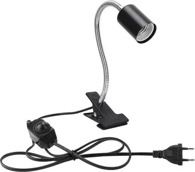 Immagine prodotto di Portalampada per rettili a 360 gradi con morsetto per acquari e terrari - 220 V.