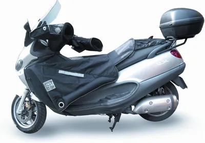 Productafbeelding van Scooter Beenkleed - Legcover Scooter - Bescherming Scooter - Gepatenteerd Anti-flap Systeem - Eén Maat - Zwart