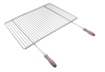 Immagine prodotto di Griglia in acciaio inox con larghezza regolabile 60-70x45cm con maniglia