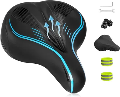 Zdjęcie produktu dla Siodełko rowerowe - Wygodne siodełko - Rowery - Ergonomiczna konstrukcja - 560 gram - Czarny