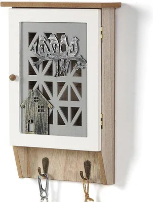 Produktbild von Famanu Schlüsselhalter Wanddekoration - 8 Haken für Schlüsselablage