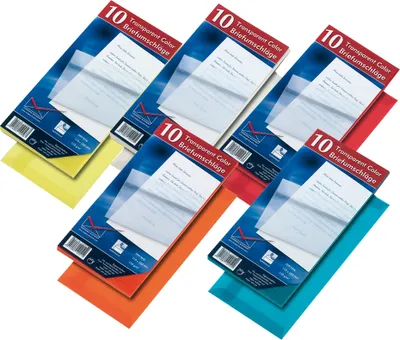 Produktbild von MAILmedia Briefumschlag DIN Lang weiß transparent