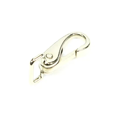 Produktbild von 10 Schnappkarabiner Vernickelt 63 x 28mm Gurtbreite: 20mm Karabinerhaken