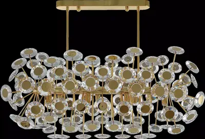Obrázek produktu pro Lustr styl obývacího pokoje moderní lampa do ložnice lampa zlatá