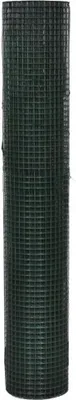 Image de vidaXL Clôture en fil de fer pour poules Galvanisé avec revêtement PVC 10x1 m Vert