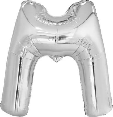 Immagine prodotto di Palloncino in foil lettera M argento - 88 cm