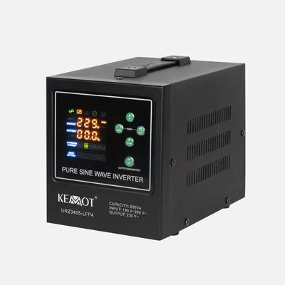 Zdjęcie produktu dla Zasilacz awaryjny KEMOT PROsinus-800-LFP4 - 800VA/500W, czysty sinus, ładowanie 12V