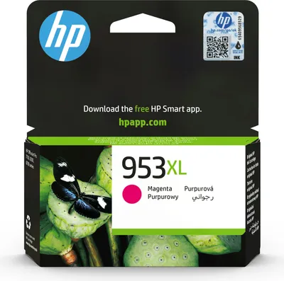 Produktbild von HP 953XL Magenta Original Tintenpatrone mit hoher Reichweite, Hoch, Magenta, Tinte auf Pigmentbasis, 18,5 ml, 1 Stück(e), Einzelpackung