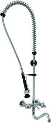 Immagine prodotto di Soffione doccia a parete Combisteel con 2 manopole rotanti