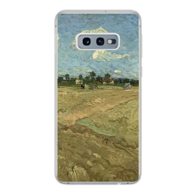 Produktbild von MuchoWow® Handyhülle Schutzhülle Hülle für Samsung Galaxy S10e Gepflügte Felder - Vincent van Gogh Silikon Softcase Handy Hülle - Handy