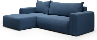 Produktbild von KEF  Ecksofa Lessi – L-Form – 268x72x163 cm – Möbel für Wohnzimmer – Liegefläche 130x212 cm – Mit Schlaffunktion – Polstermöbel – Linksseitig Aragon 79