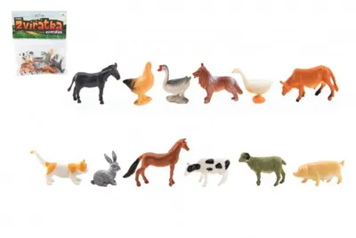 Produktbild von Tiere Mini-Bauernhof Kunststoff 4-6cm