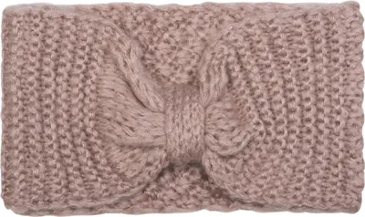Produktbild von styleBREAKER Damen Strick Stirnband mit Schleife, Reiskorn Strick-Muster, Winter Haarband, Headband 04026006