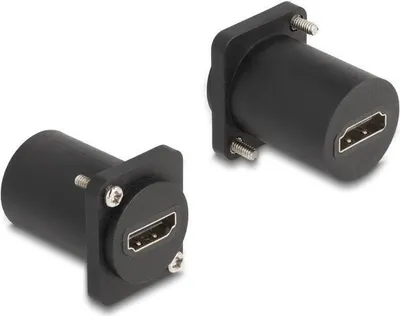 Produktbild von DELOCK D-Typ Modul HDMI 8K 60Hz Bu zu Bu mit Schrauben sw
