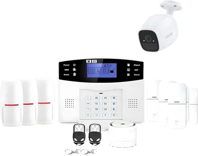 Obrázek produktu pro Bezdrátový alarmový systém pro domácnost s Wi-Fi, kamerou a dálkovým ovládáním