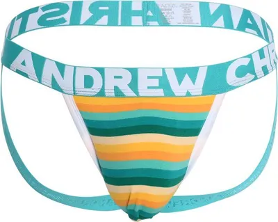 Obrázek produktu pro Andrew Christian Riviera Stripe Jock w/ ALMOST NAKED® - Größe XXL