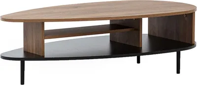 Produktbild von MIRJAN24 Couchtisch Vasina VS-04, Stilvoll Kaffeetisch, Design Sofatisch, Loft Kollektion (Farbe: Brandy Castello)