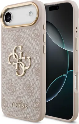 Immagine prodotto di Custodia GUESS per iPhone Air Logo in metallo oro Custodia Sleeve Rosa