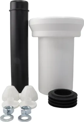 Produktbild von BADfabrik24 SET WC-Anschlussgarnitur Wand-WC DN110 auf DN90 weiß