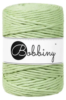 Produktbild von BOBBINY 5 mm Makramee Garn Regular 100 m, Farbe:Matcha
