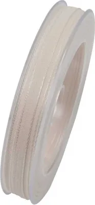 Produktbild von Webband, Schleifenband 6mm creme 40m Rolle (1m=0,20EUR) Goldina