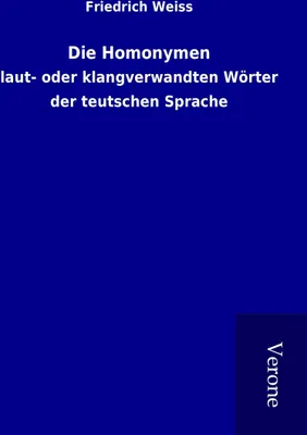 Produktbild von Die Homonymen