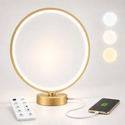 Produktbild von Tageslichtlampe 10.000 Lux, UV-freie LED Lichttherapielampe mit Touch & Fernbedienung,3 Farbtemperaturen,4 Dimmstufen,Timer,Memory-Funktion,SAD-Lampe