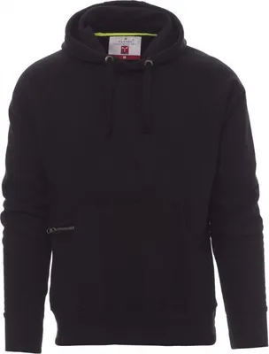 Produktbild von Herren Sweatshirt mit Kapuze "ATLANTA+" - Payper Schwarz S