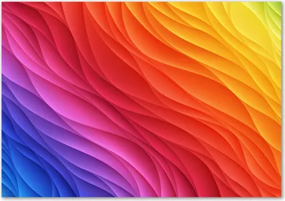 Produktbild von Tulup® Glas-Bild - 100 x 70 - Wandbild aus Glas - Wandkunst - Wandbild hinter gehärtetem Sicherheitsglas - Kunst: modern & klassisch - Bunte Wellen - Mehrfarbig
