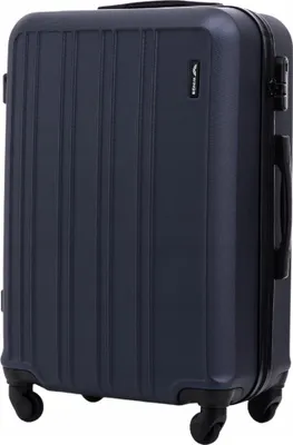 Produktbild von WINGS HARRIER XL Hartschalenkoffer Blau 4 Rollen Zahlenschloss