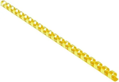 Immagine prodotto di EUROSUPPLIES dorsi in plastica/ formato A4/ 28,5mm/ giallo/ confezione da 50 pz